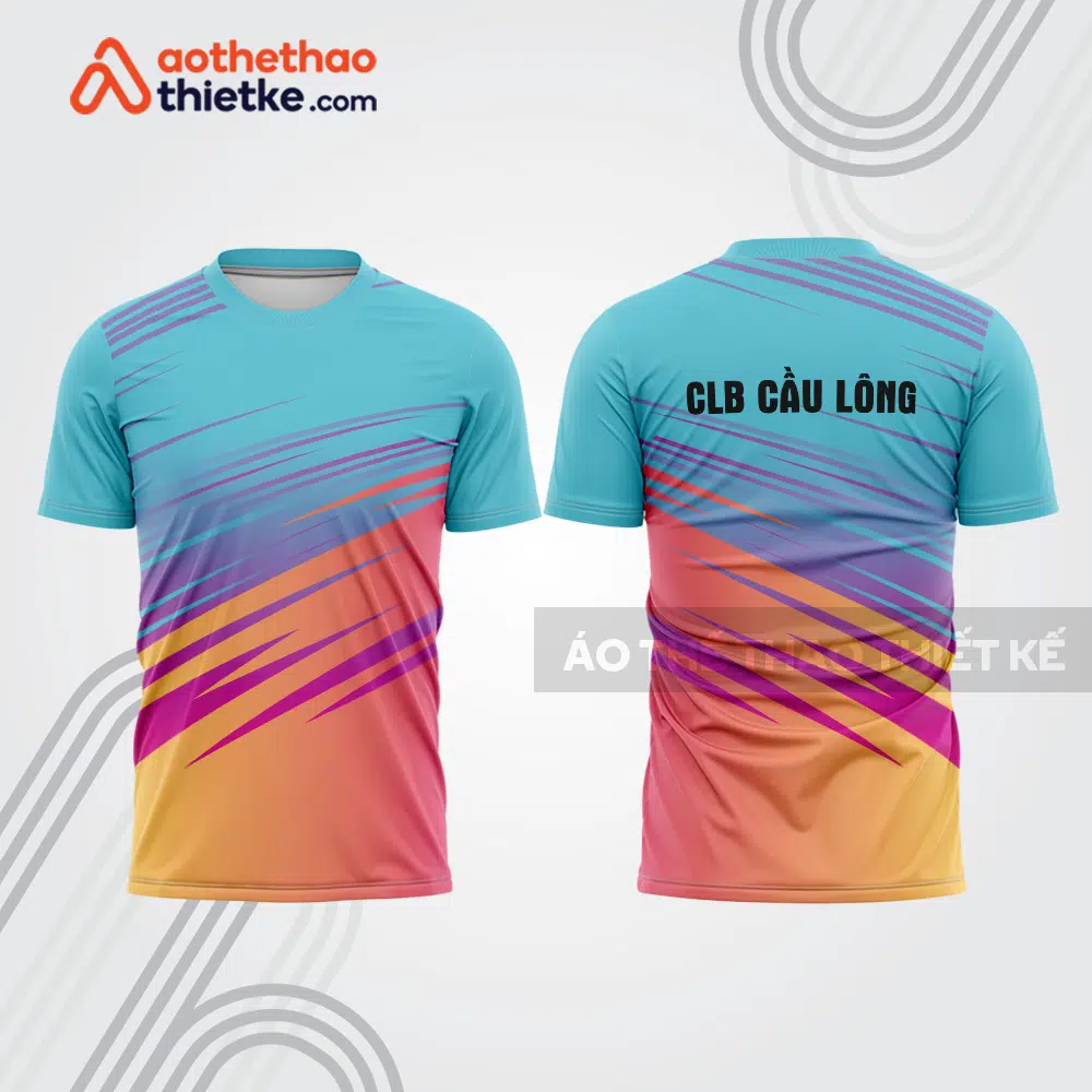 Mẫu thiết kế áo thi đấu cầu lông cl1268