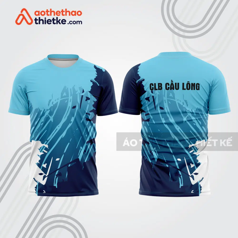Mẫu thiết kế áo đồng phục thi đấu cầu lông cl1291