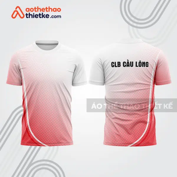 Mẫu thiết kế áo đồng phục thi đấu cầu lông cl1296