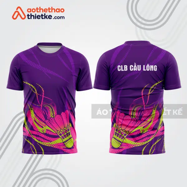 Mẫu thiết kế áo đồng phục thi đấu cầu lông cl1304