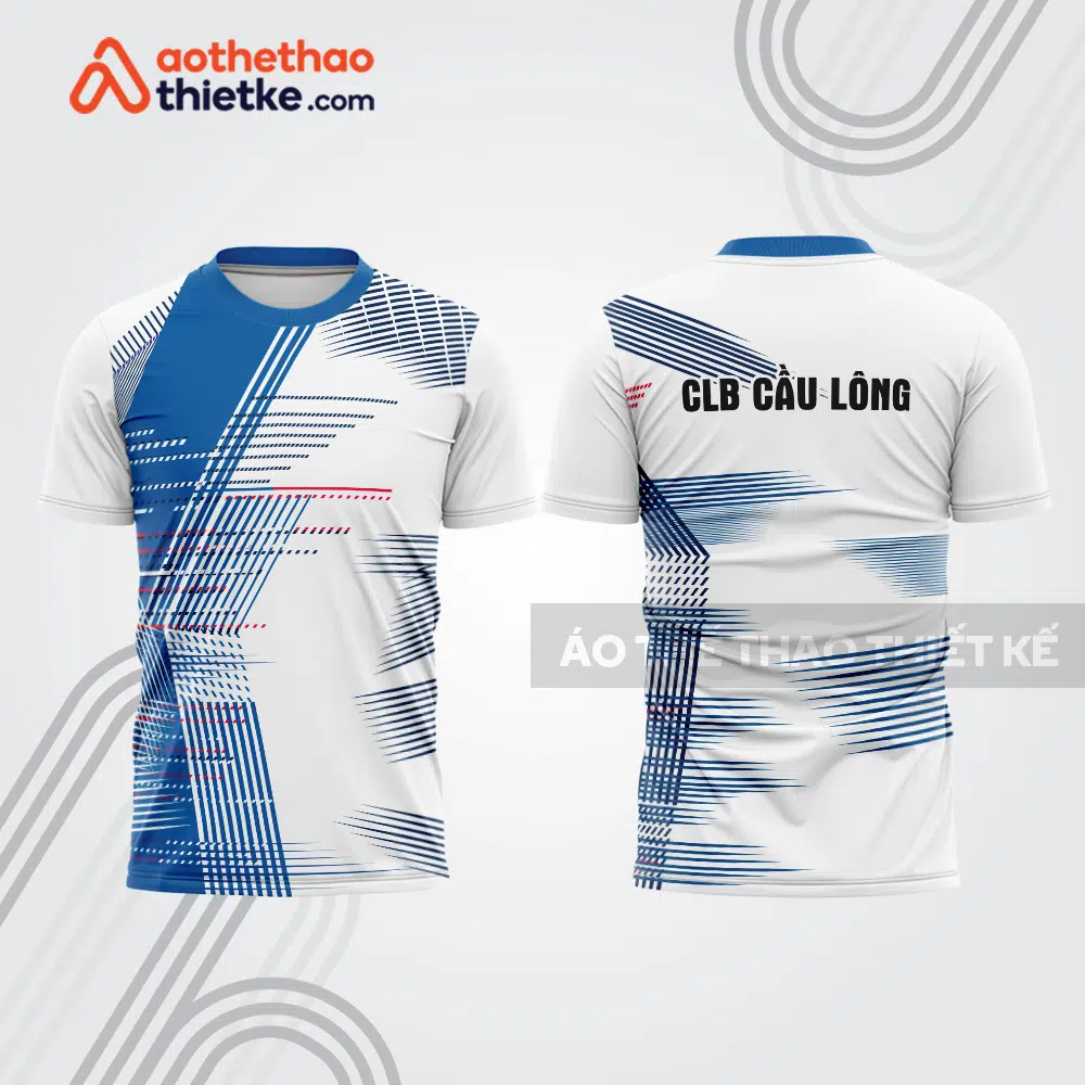 Mẫu thiết kế áo đồng phục thi đấu cầu lông cl1305