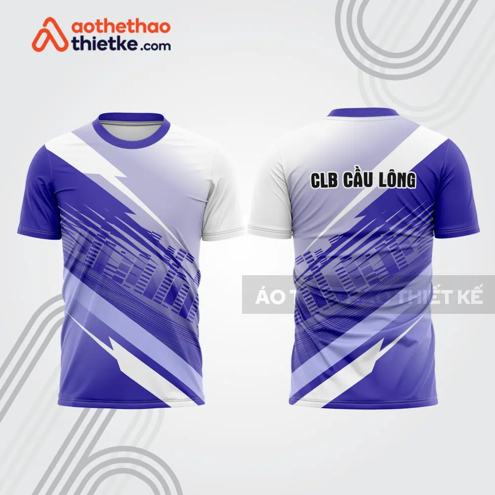 Mẫu thiết kế áo đồng phục thi đấu cầu lông cl1317