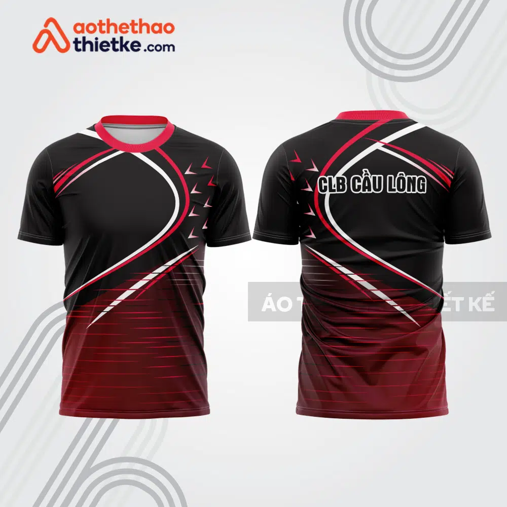 Mẫu thiết kế áo đồng phục thi đấu cầu lông cl1318