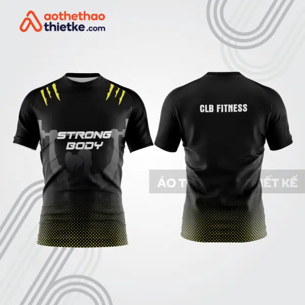 Mẫu thiết kế áo t-shirt fitness & gym fg1