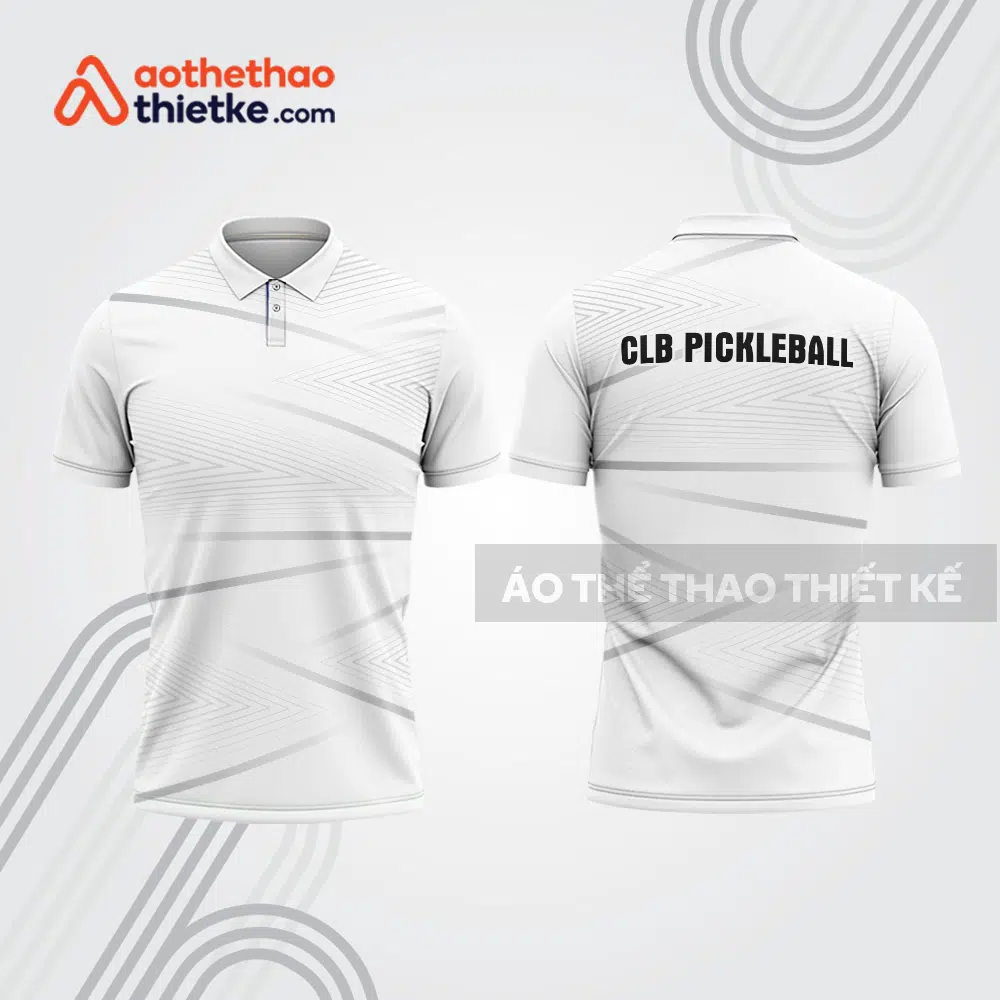 Mẫu thiết kế áo polo thi đấu pickleball pla1013