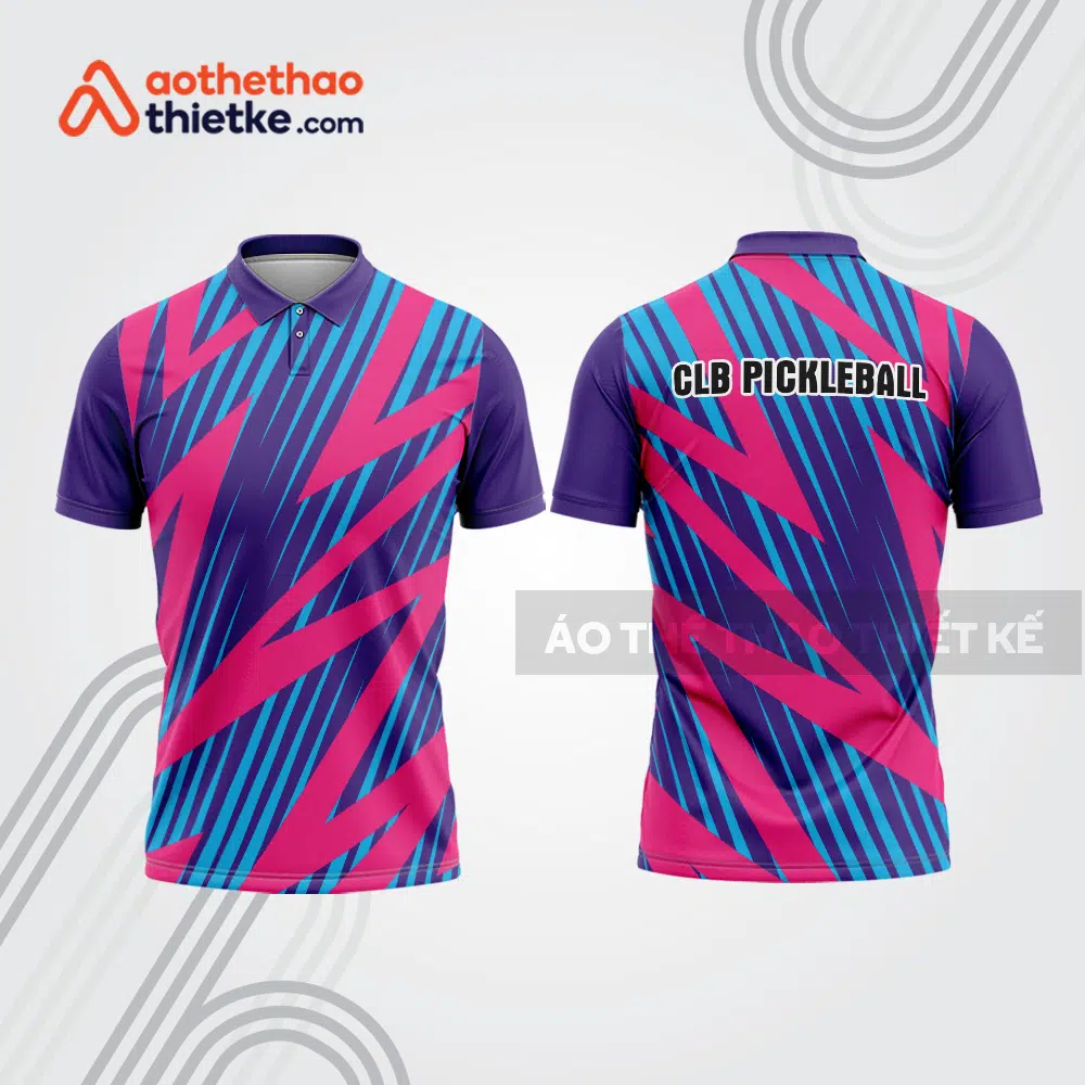 Mẫu thiết kế áo polo thi đấu pickleball pla1018