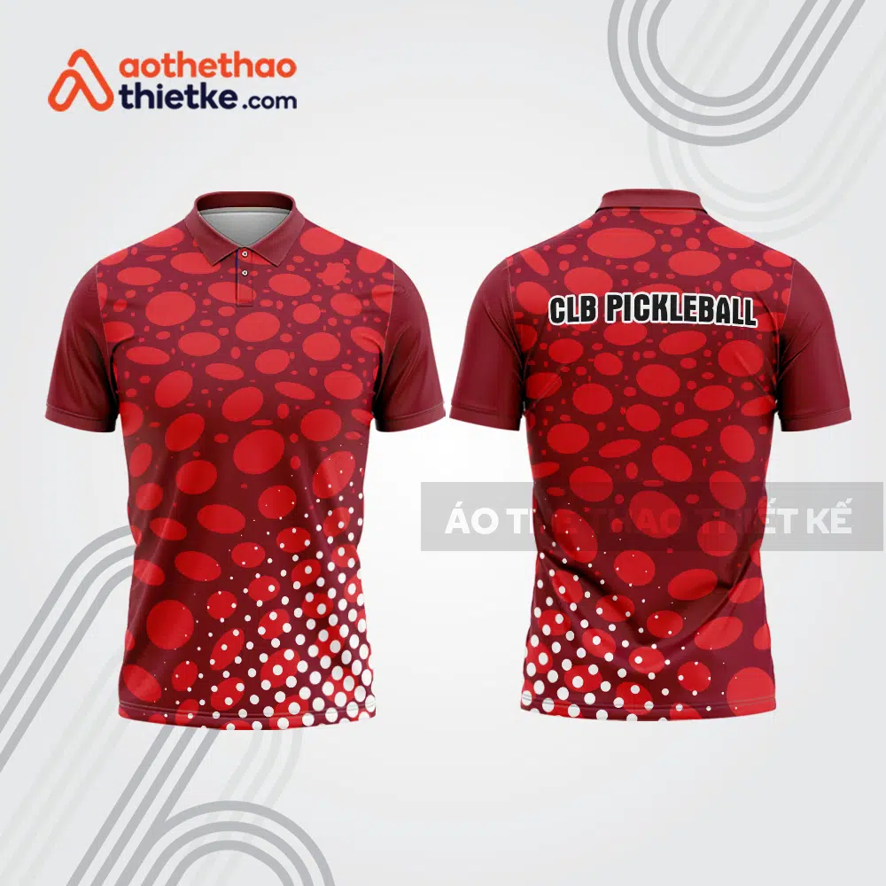 Mẫu thiết kế áo polo thi đấu pickleball pla1020