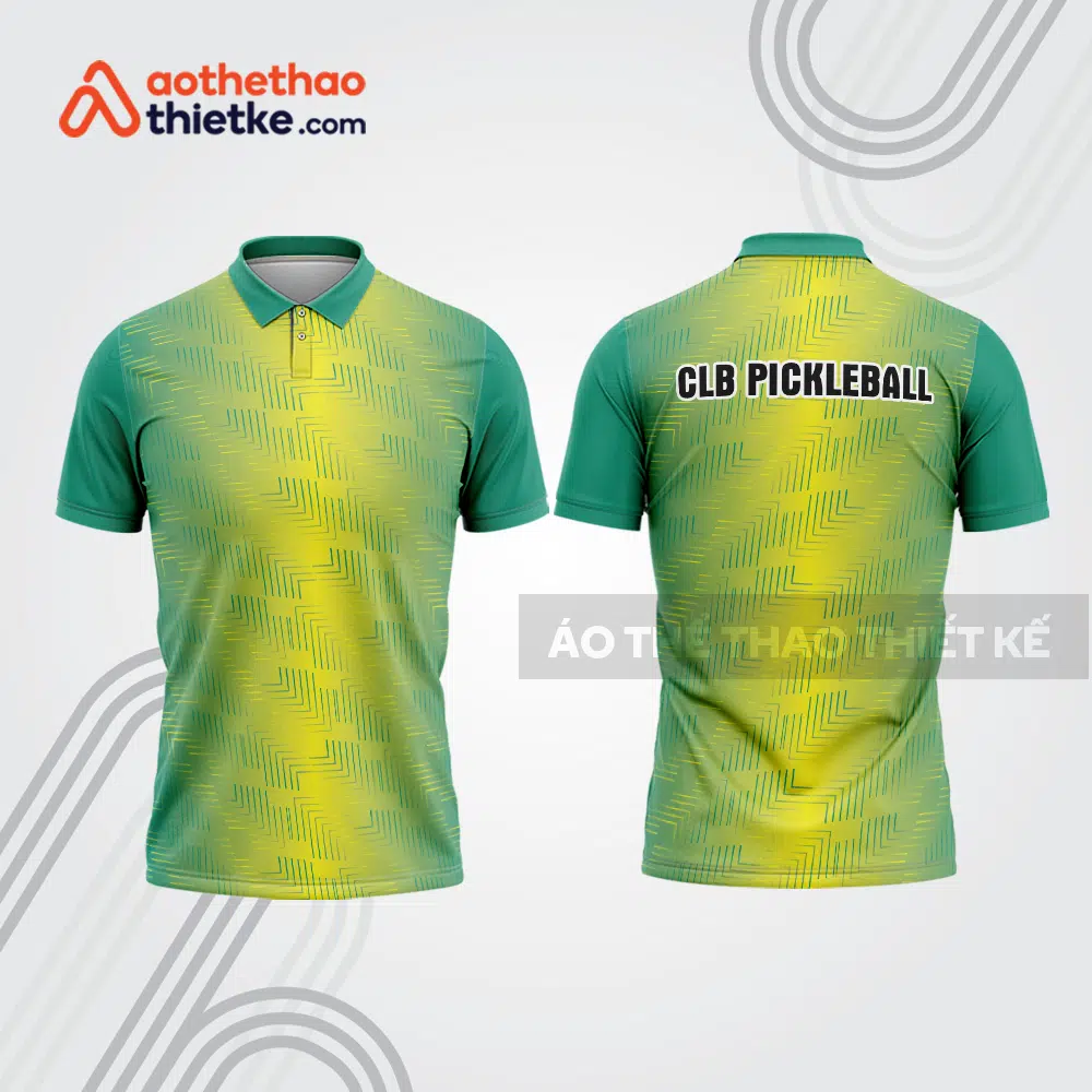 Mẫu thiết kế áo polo thi đấu pickleball pla1021