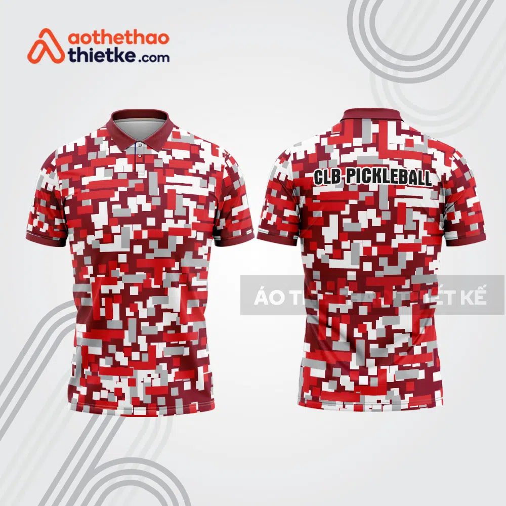 Mẫu thiết kế áo polo thi đấu pickleball pla1022