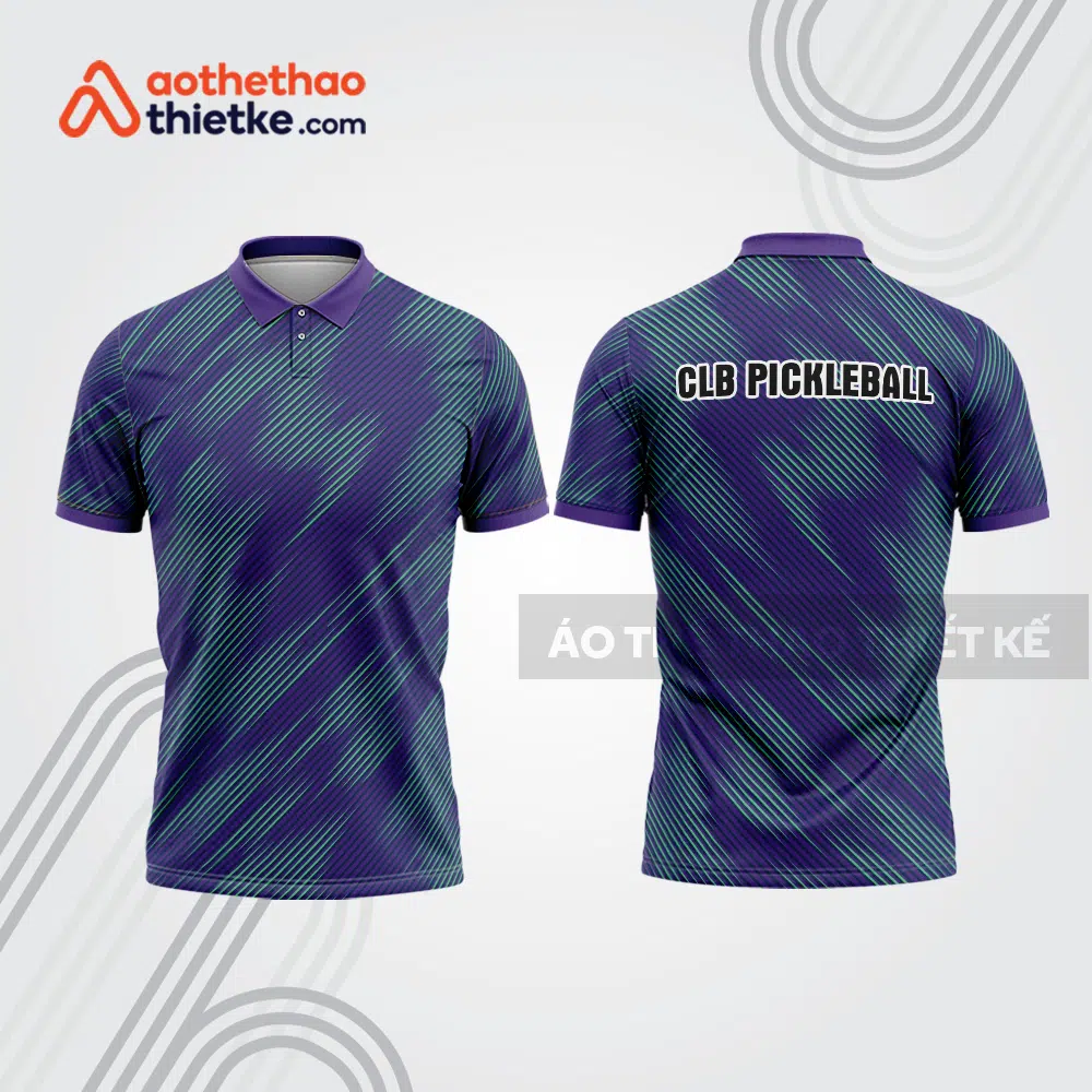 Mẫu thiết kế áo polo thi đấu pickleball pla1024