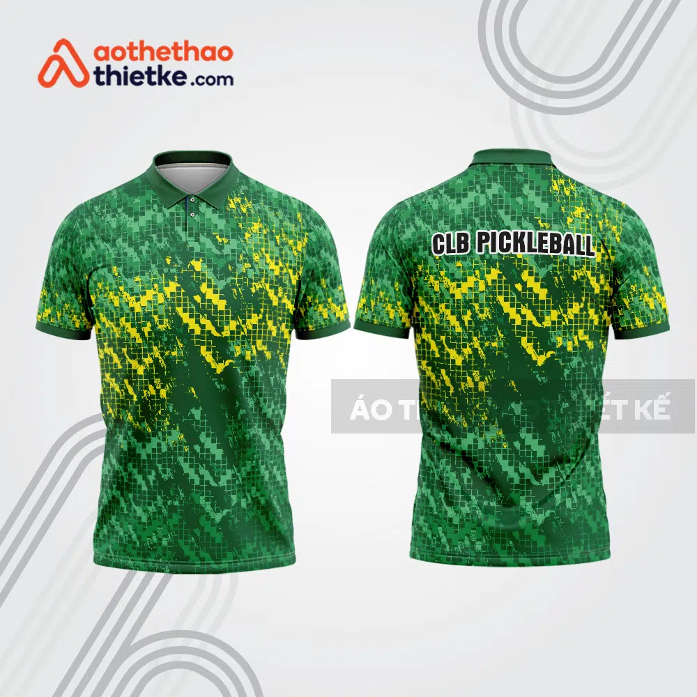 Mẫu thiết kế áo polo thi đấu pickleball pla1038