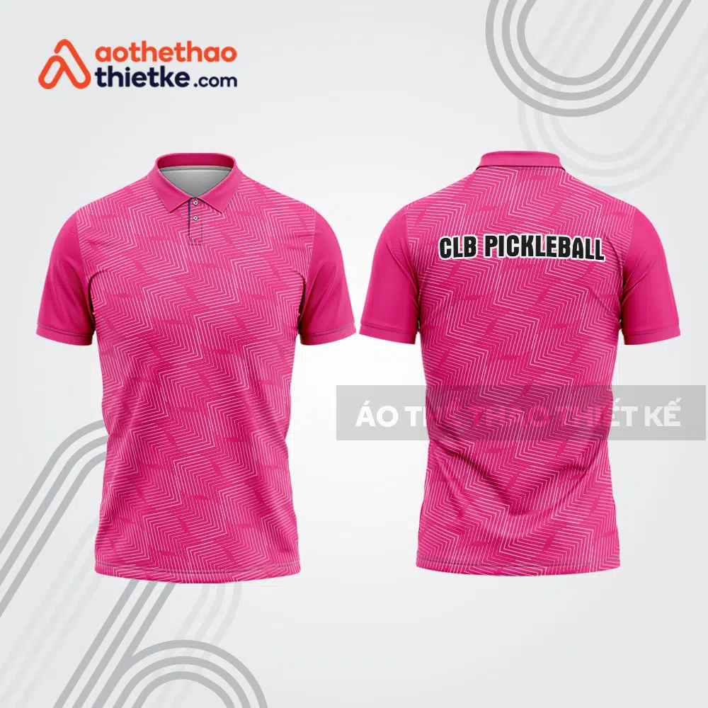 Mẫu thiết kế áo polo thi đấu pickleball pla1046