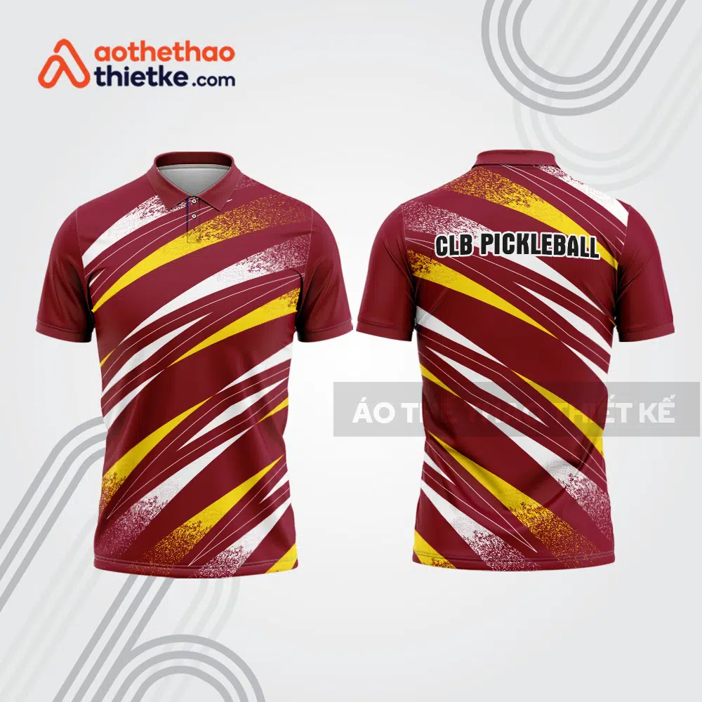 Mẫu thiết kế áo polo thi đấu pickleball pla1055