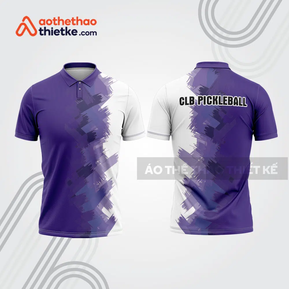 Mẫu thiết kế áo polo thi đấu pickleball pla1064
