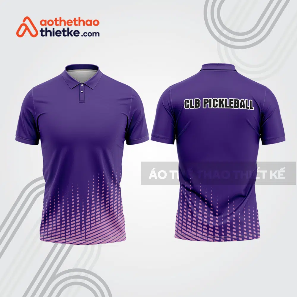 Mẫu thiết kế áo polo thi đấu pickleball pla1073