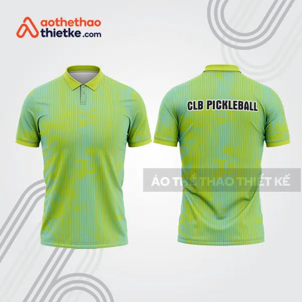 Mẫu thiết kế áo polo thi đấu pickleball pla1078