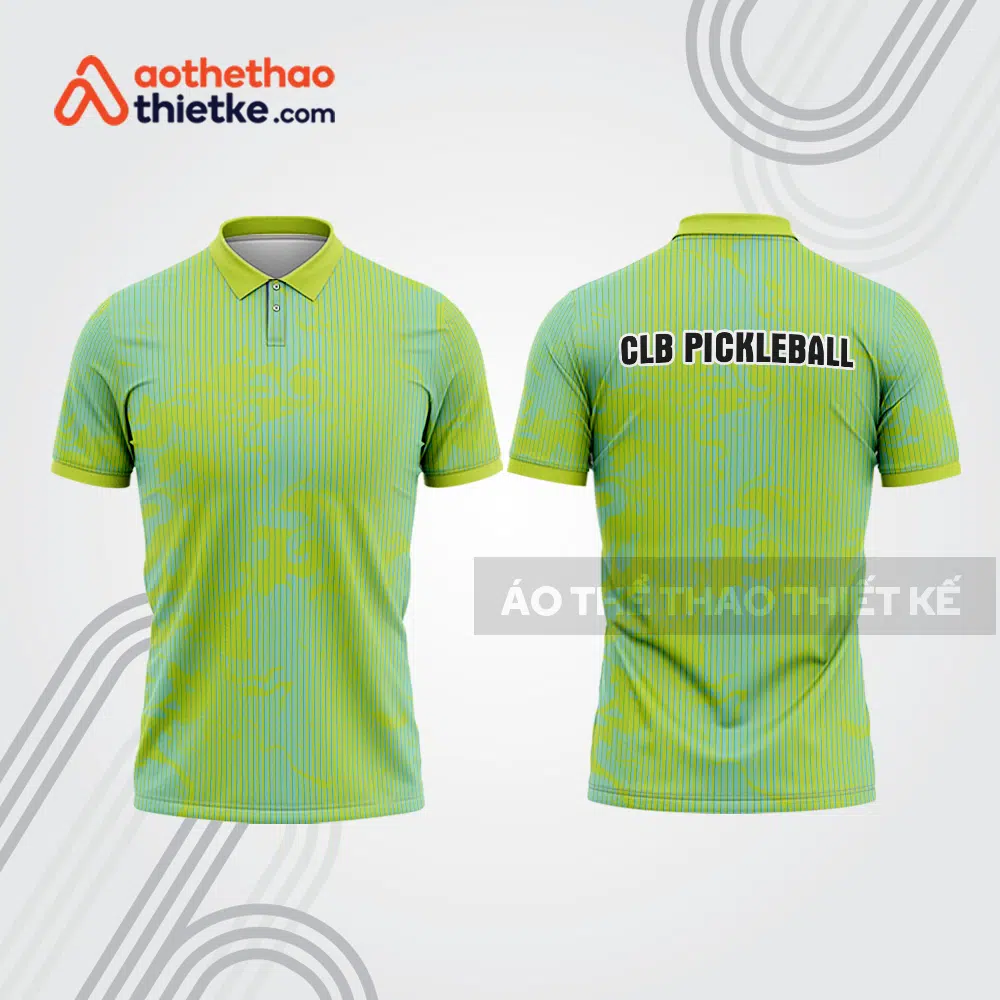 Mẫu thiết kế áo polo thi đấu pickleball pla1078