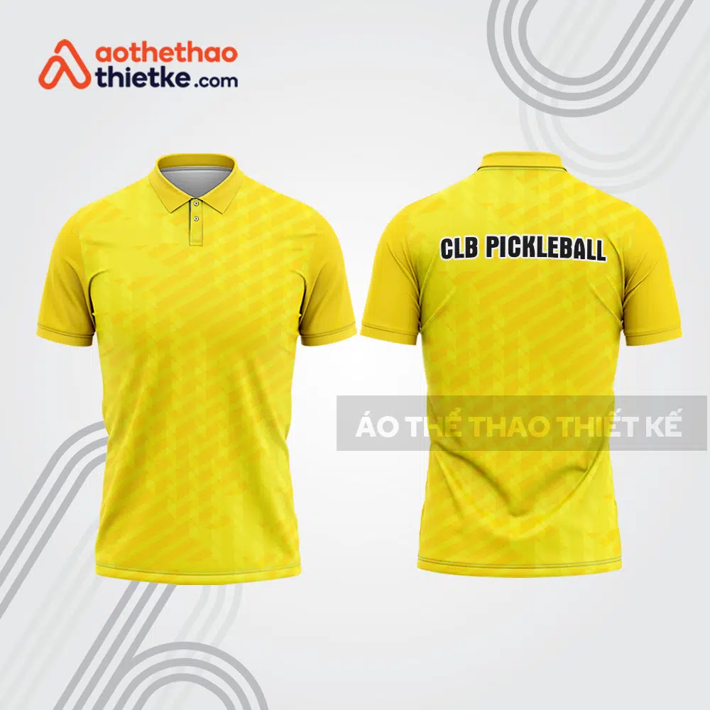 Mẫu thiết kế áo polo thi đấu pickleball pla1093