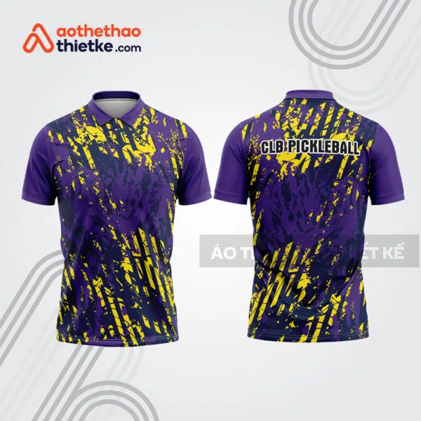 Mẫu thiết kế áo polo thi đấu pickleball pla1096