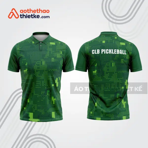 Mẫu thiết kế áo polo thi đấu pickleball pla1109