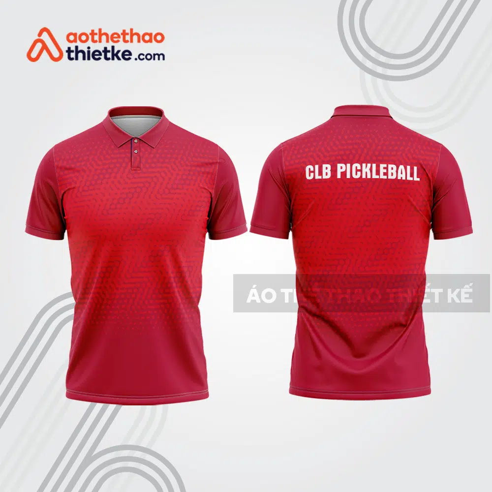 Mẫu thiết kế áo polo thi đấu pickleball pla1112