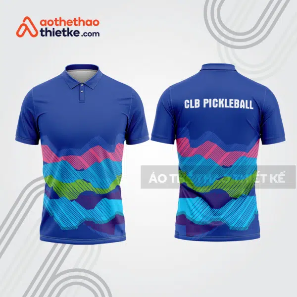 Mẫu thiết kế áo polo thi đấu pickleball pla1119