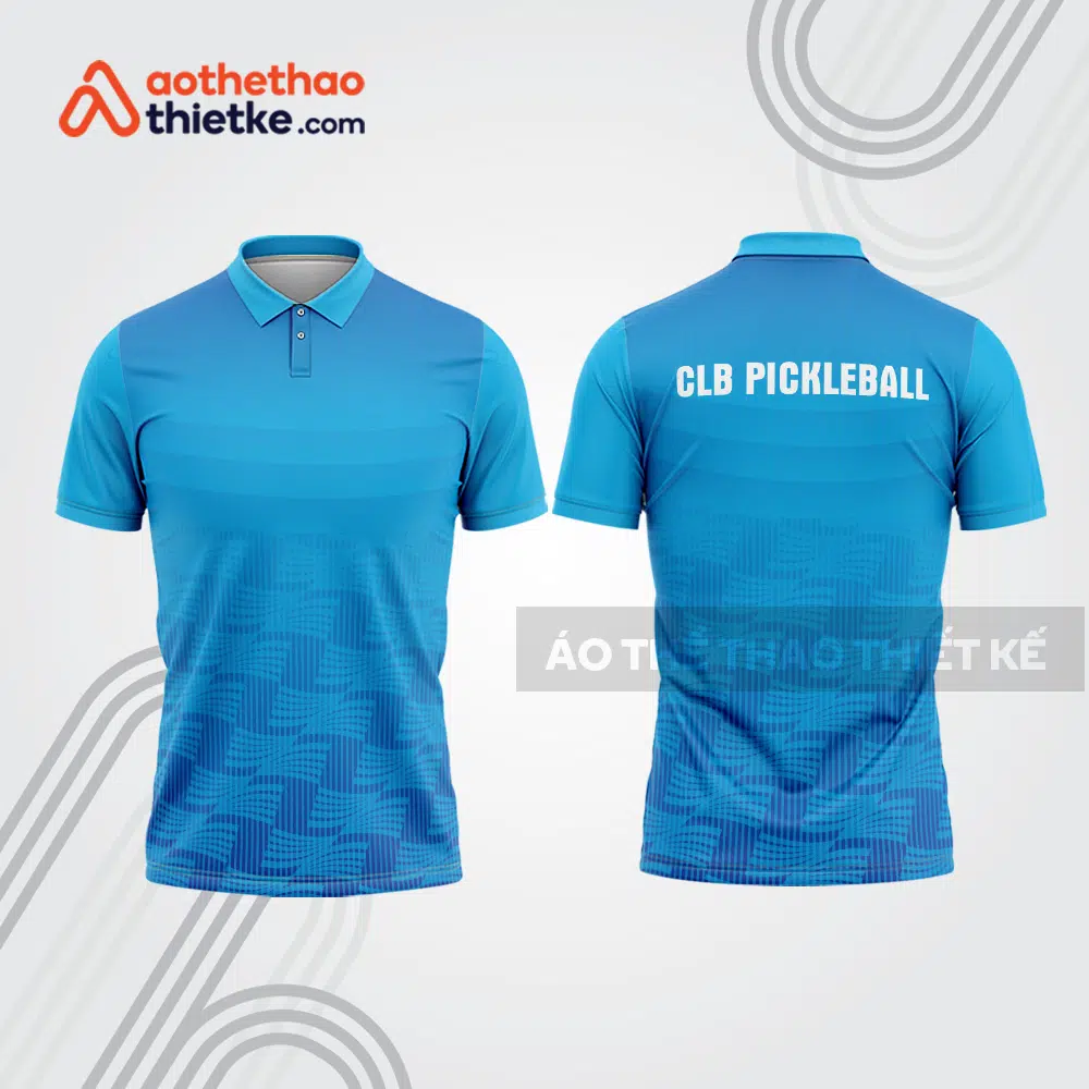Mẫu thiết kế áo polo thi đấu pickleball pla1120
