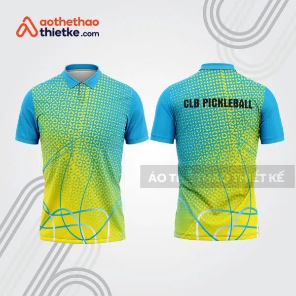 Mẫu thiết kế áo polo thi đấu pickleball pla1124