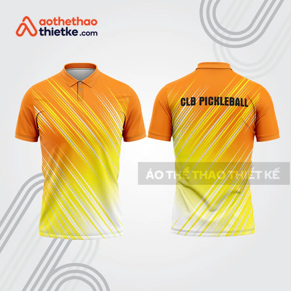 Mẫu thiết kế áo polo thi đấu pickleball pla1128