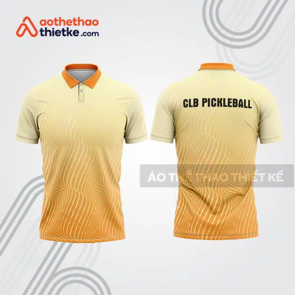 Mẫu thiết kế áo polo thi đấu pickleball pla1129