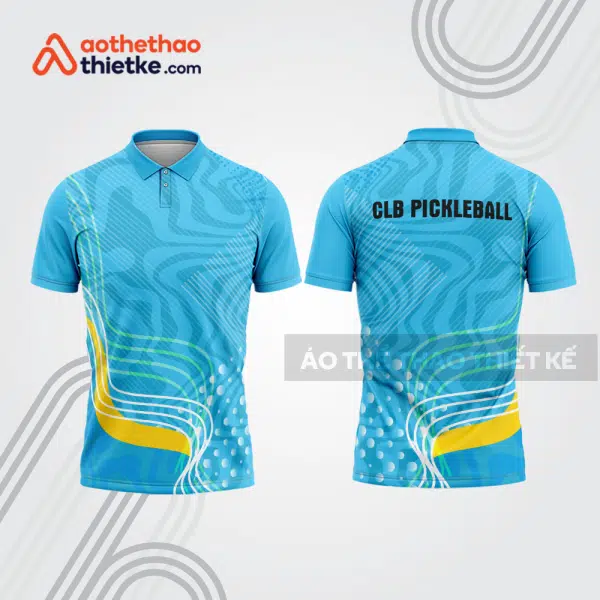 Mẫu thiết kế áo polo thi đấu pickleball pla1132