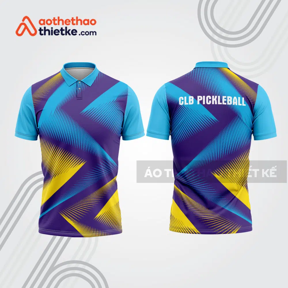 Mẫu thiết kế áo polo thi đấu pickleball pla1133