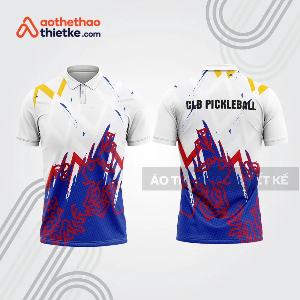 Mẫu thiết kế áo polo thi đấu pickleball pla1142