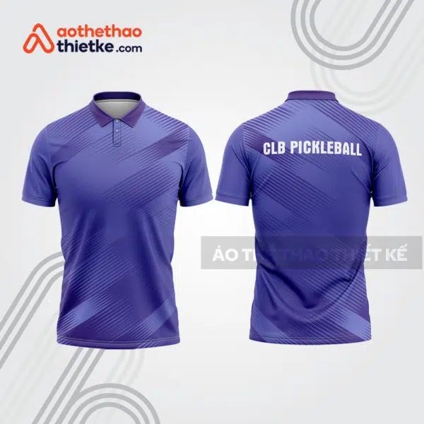 Mẫu thiết kế áo polo thi đấu pickleball pla1150