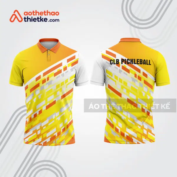 Mẫu thiết kế áo polo thi đấu pickleball pla1152