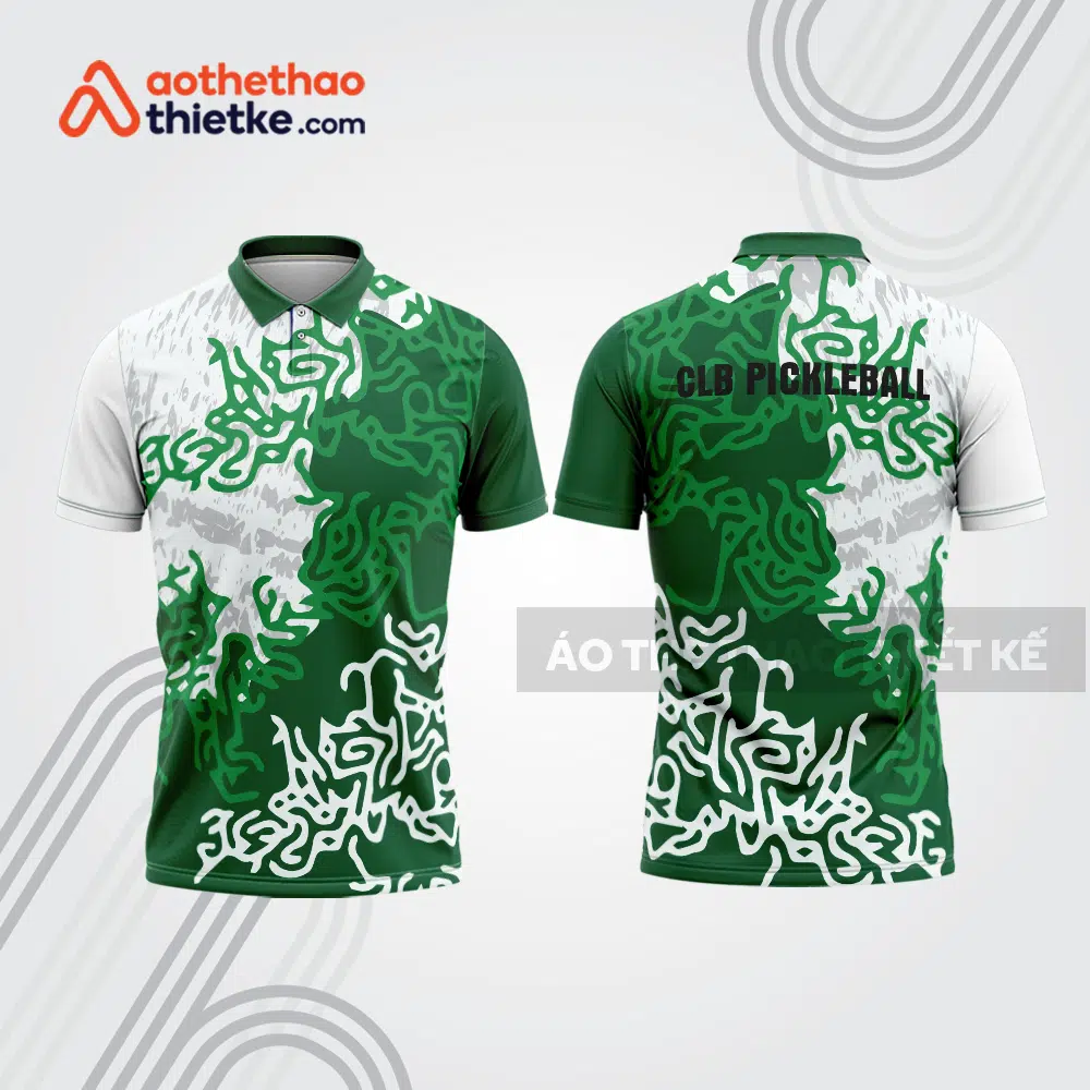 Mẫu thiết kế áo polo thi đấu pickleball pla1154