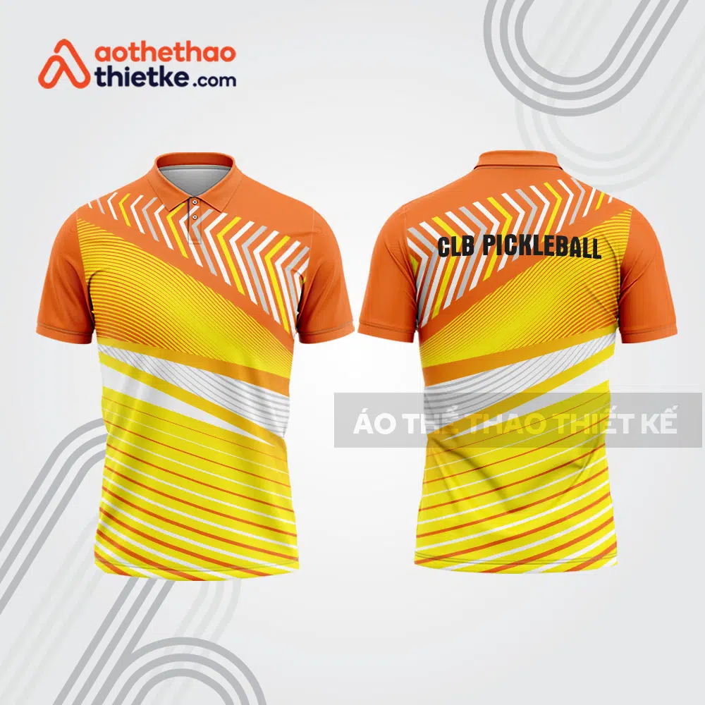 Mẫu thiết kế áo polo thi đấu pickleball pla1156