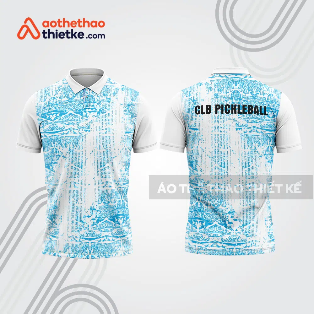 Mẫu thiết kế áo polo thi đấu pickleball pla1157