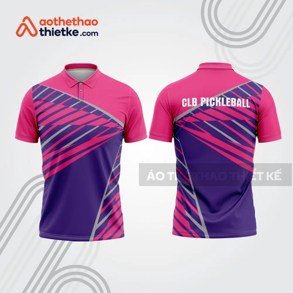 Mẫu thiết kế áo polo thi đấu pickleball pla1158