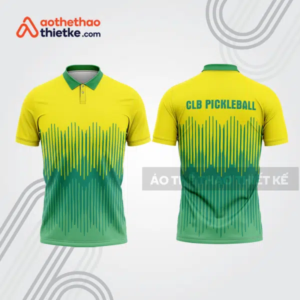 Mẫu thiết kế áo polo đồng phục thi đấu pickleball pla1164