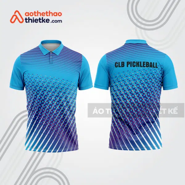 Mẫu thiết kế áo polo đồng phục thi đấu pickleball pla1166