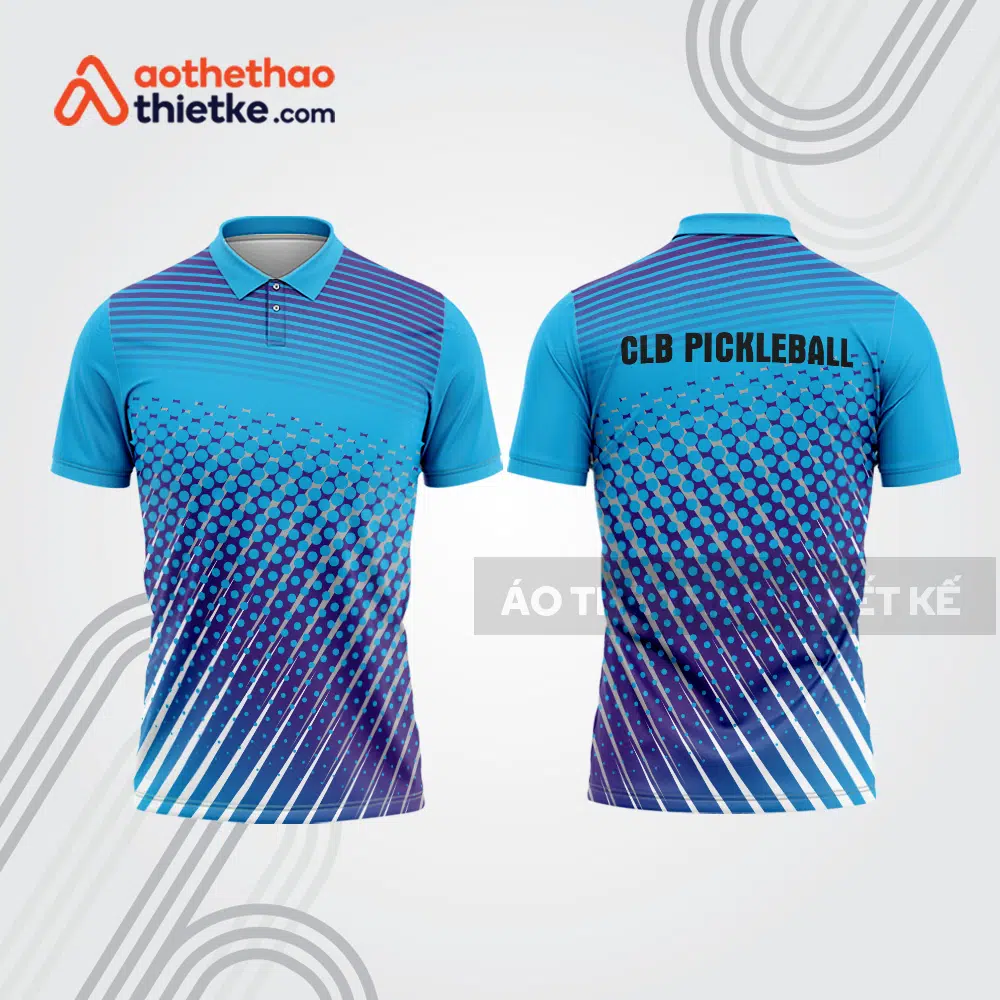 Mẫu thiết kế áo polo đồng phục thi đấu pickleball pla1166
