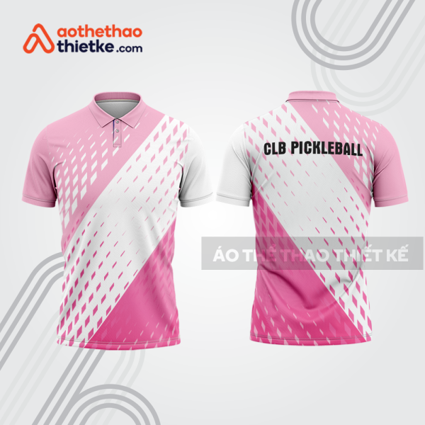 Mẫu thiết kế áo polo đồng phục thi đấu pickleball pla1168