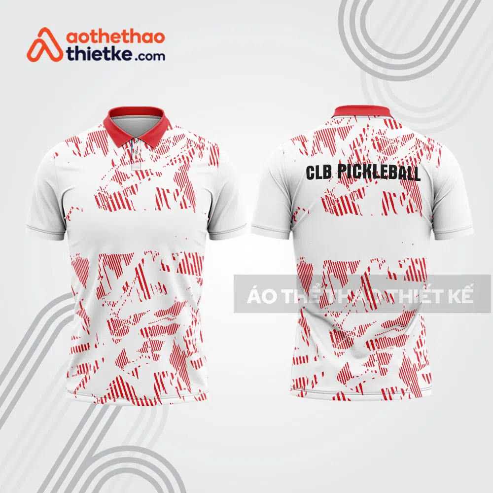 Mẫu thiết kế áo polo đồng phục thi đấu pickleball pla1169