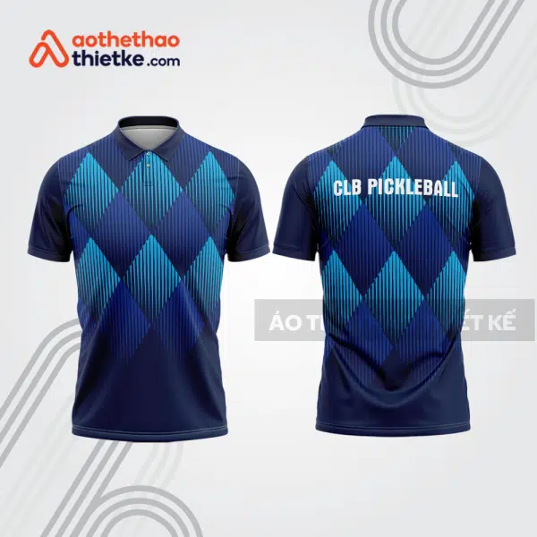 Mẫu thiết kế áo polo đồng phục thi đấu pickleball pla1171