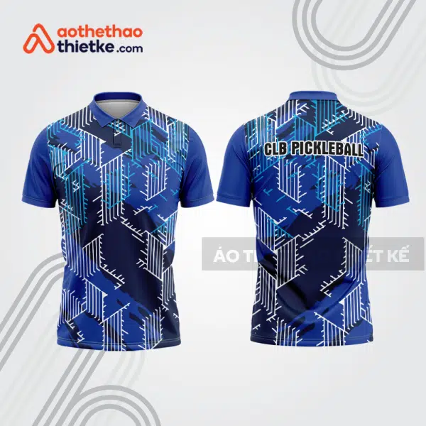 Mẫu thiết kế áo polo đồng phục thi đấu pickleball pla1178