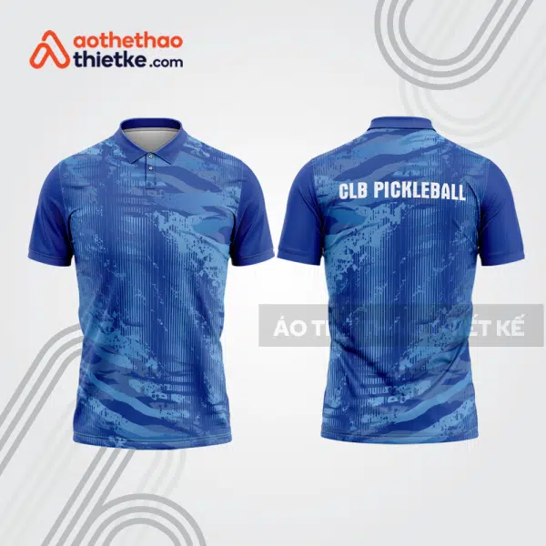 Mẫu thiết kế áo polo đồng phục thi đấu pickleball pla1183