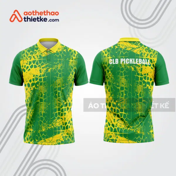 Mẫu thiết kế áo polo đồng phục thi đấu pickleball pla1185
