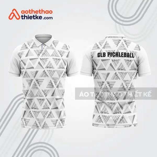 Mẫu thiết kế áo polo đồng phục thi đấu pickleball pla1191
