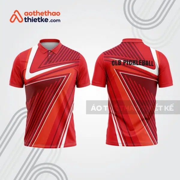 Mẫu thiết kế áo polo đồng phục thi đấu pickleball pla1192